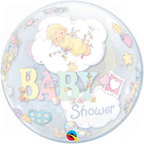 Palloncino Bubble Baby Shower 56 cm