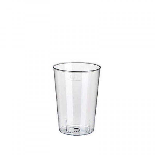 Bicchieri in Plastica Trasparente Rigidi 8 pezzi 300cc, Solo Party