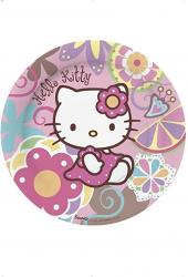 Piatti in Carta Hello Kitty 10 pezzi 23 cm