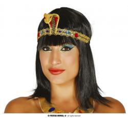 Diadema Cleopatra Serpente Oro