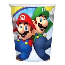 Bicchieri in Carta Super Mario Bros 8 pezzi 250 ml
