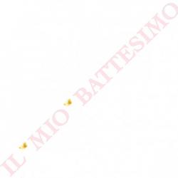 Festone in Cartoncino Il Mio Battesimo Rosa e Oro 3,6 mt