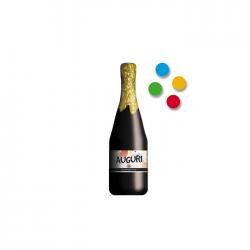 Sparacoriandoli Bottiglia Champagne 20 cm Coriandoli Multicolor