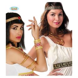 Gioiello Bracciale/Collana in Metallo Oro Serpente Egiziano da modellare