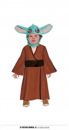 Costume Alieno Yoda Guerre Stellari 12-18 Mesi Baby Bebè