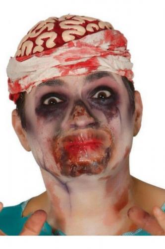 Cicatrice Bocca effetti speciali Horror Halloween con adesivo