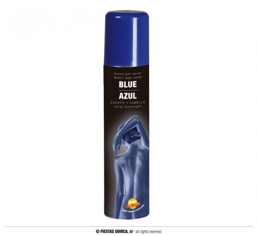 Trucco Spray Blu per Corpo e Capelli 75 ml