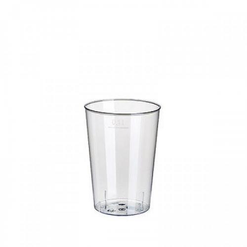 Bicchieri in Plastica Trasparente Rigidi 8 pezzi 300cc