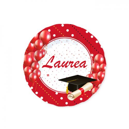 Piatti in Carta Laurea Graduation 8 pezzi 20 cm